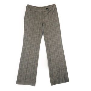 Ann Taylor petites plaid wool straight leg pant